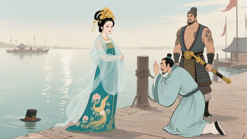 安乐索池，父纵女骄